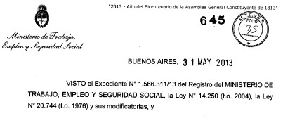 Homologacion Acuerdo 05/2013
